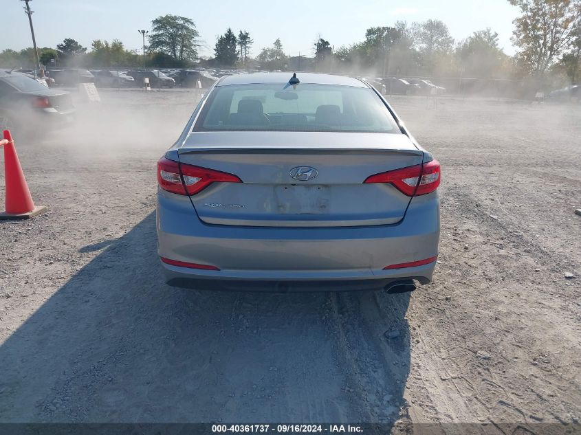 2016 Hyundai Sonata Se VIN: 5NPE24AF1GH337803 Lot: 40361737