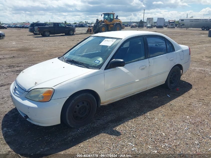 2003 Honda Civic Lx VIN: 2HGES16563H537496 Lot: 40361779