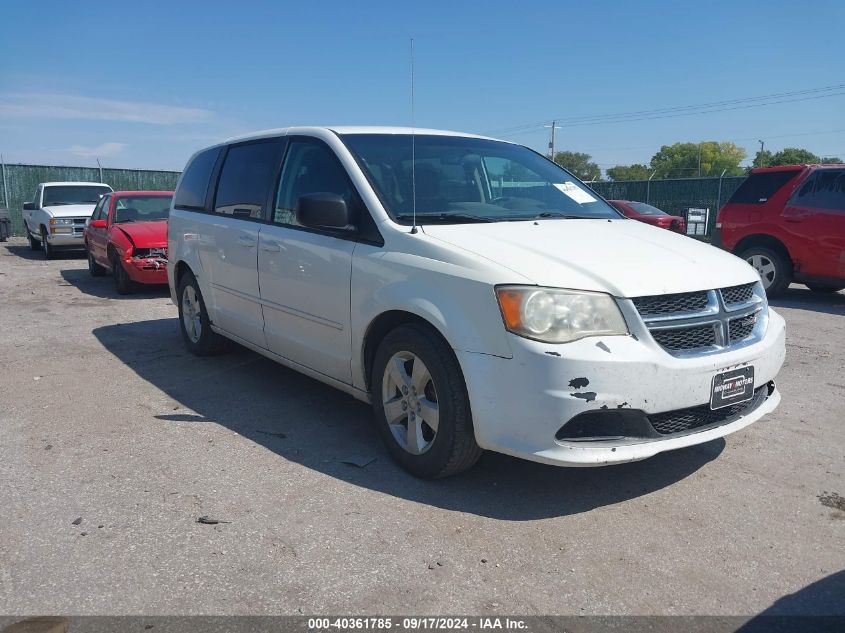 2013 Dodge Grand Caravan Se VIN: 2C4RDGBG4DR765500 Lot: 40361785