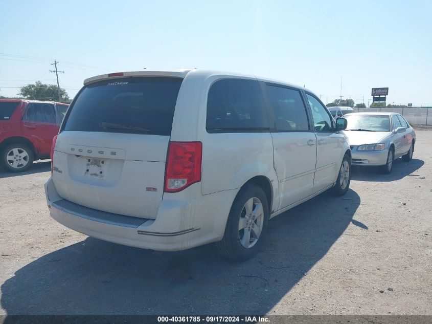 2013 Dodge Grand Caravan Se VIN: 2C4RDGBG4DR765500 Lot: 40361785