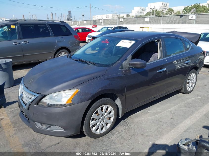 2013 Nissan Sentra Sv VIN: 3N1AB7APXDL647634 Lot: 40361792