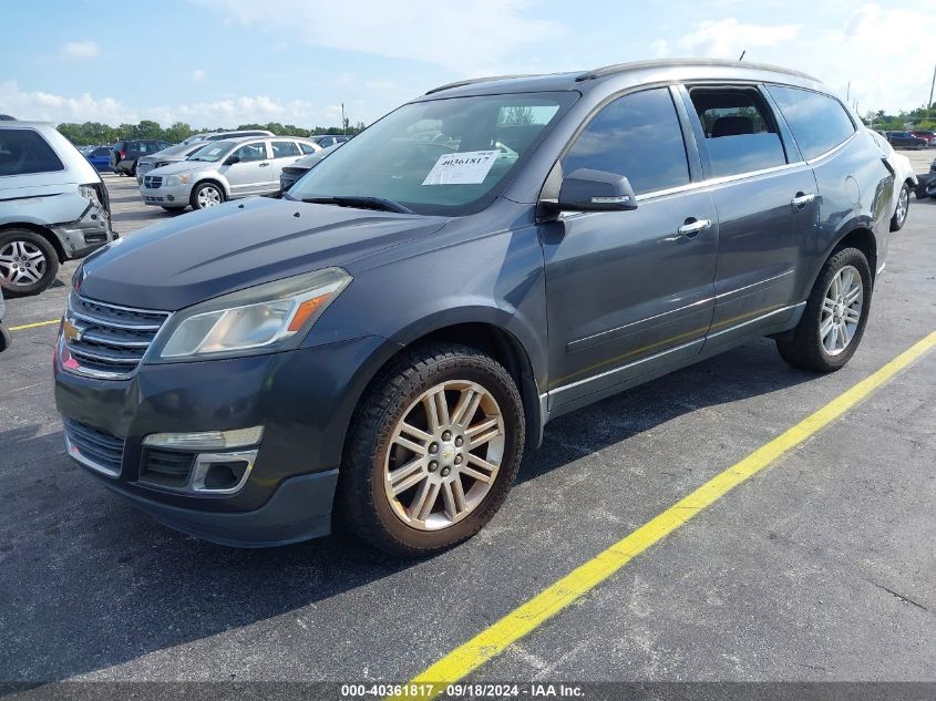 2013 Chevrolet Traverse Lt VIN: 1GNKRGKD7DJ154249 Lot: 40361817