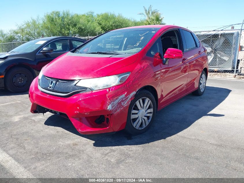 2016 Honda Fit Lx VIN: JHMGK5H56GX021649 Lot: 40361820