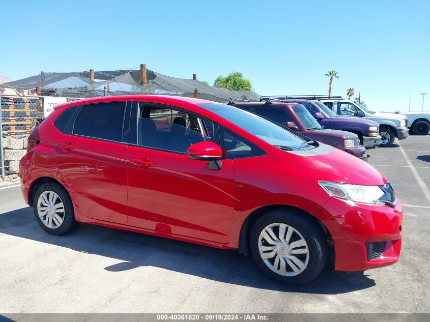 2016 Honda Fit Lx VIN: JHMGK5H56GX021649 Lot: 40361820