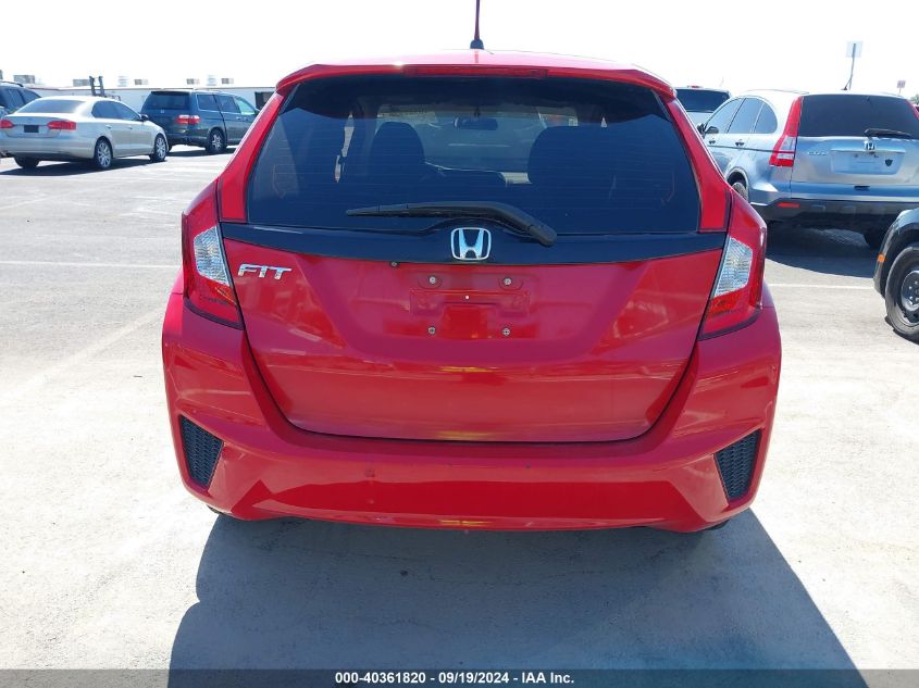 2016 Honda Fit Lx VIN: JHMGK5H56GX021649 Lot: 40361820