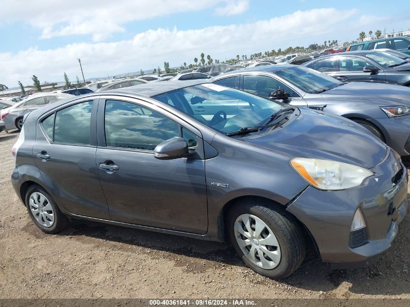 JTDKDTB32E1558682 2014 Toyota Prius C Three