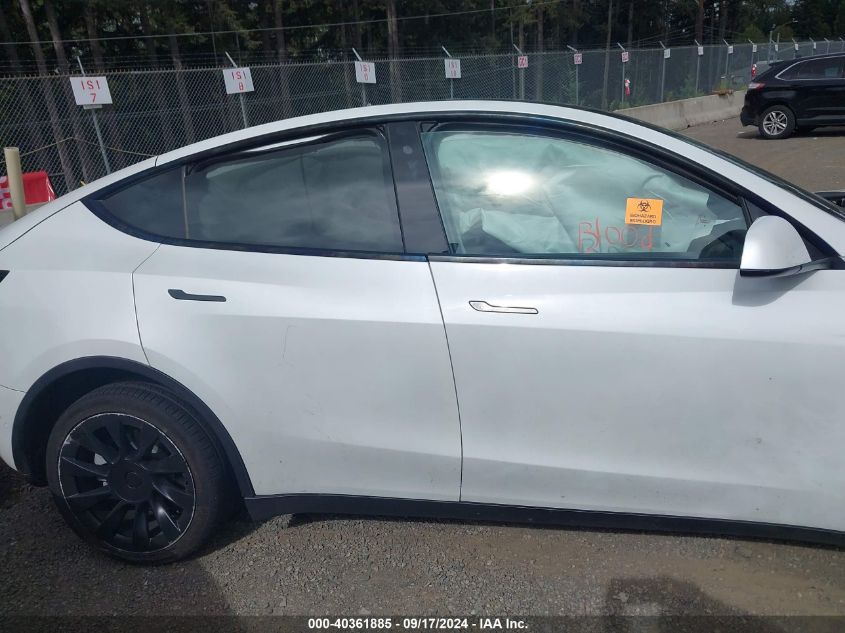 2020 Tesla Model Y Long Range Dual Motor All-Wheel Drive VIN: 5YJYGDEE0LF011273 Lot: 40361885