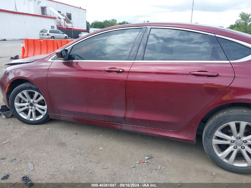 2015 Chrysler 200 Limited VIN: 1C3CCCAB9FN670765 Lot: 40361887