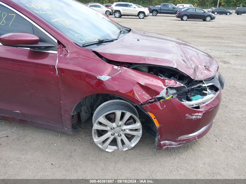 2015 Chrysler 200 Limited VIN: 1C3CCCAB9FN670765 Lot: 40361887