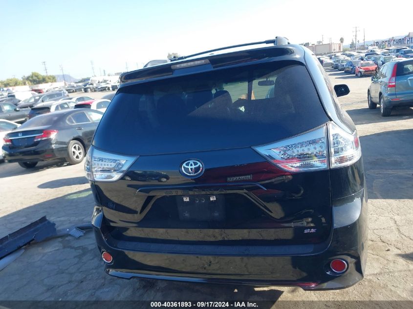 2015 Toyota Sienna Se 8 Passenger VIN: 5TDXK3DC8FS668147 Lot: 40361893