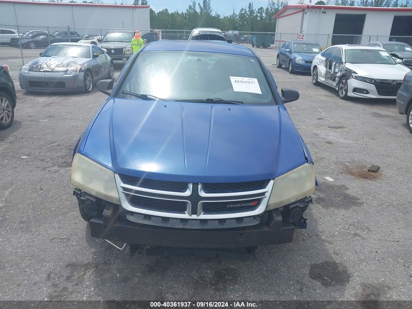 2013 DODGE AVENGER SE - 1C3CDZAB0DN614338