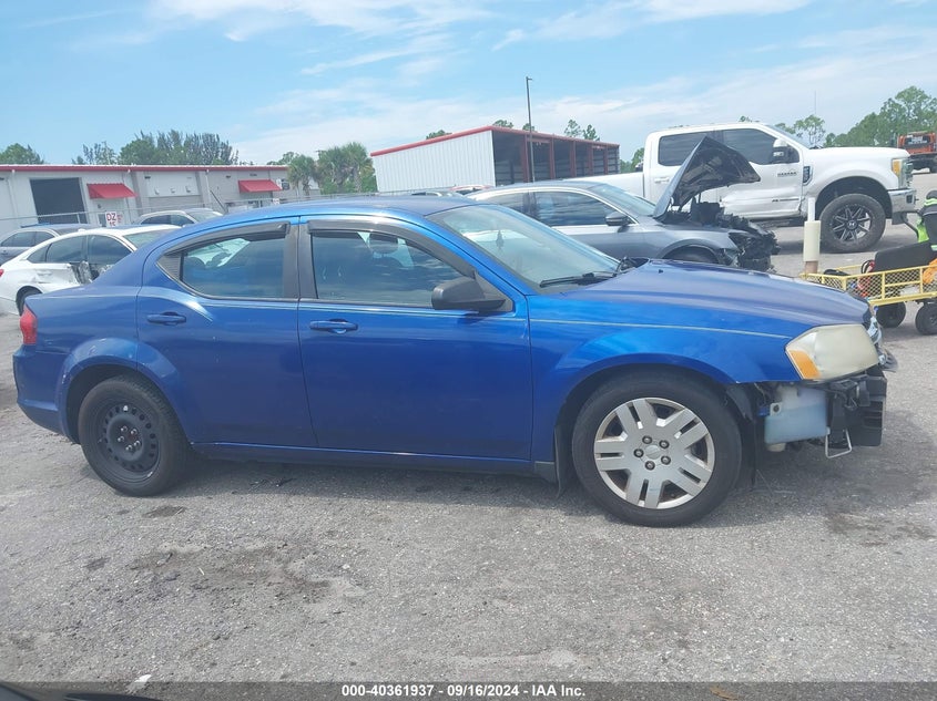 2013 DODGE AVENGER SE - 1C3CDZAB0DN614338