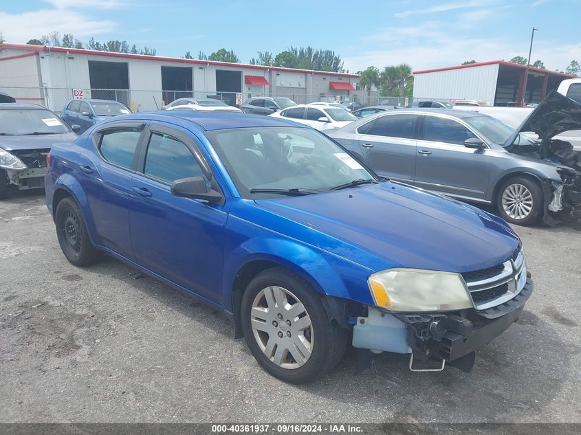 2013 DODGE AVENGER SE - 1C3CDZAB0DN614338