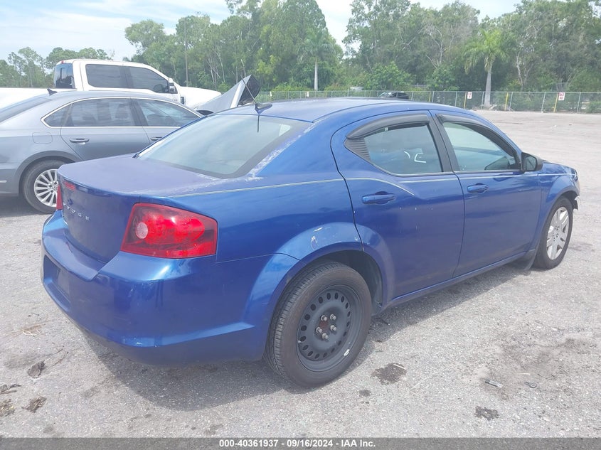 2013 DODGE AVENGER SE - 1C3CDZAB0DN614338
