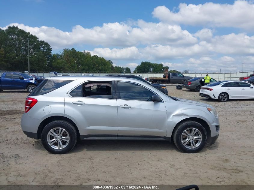 2017 CHEVROLET EQUINOX LS - 2GNALBEK3H1557140