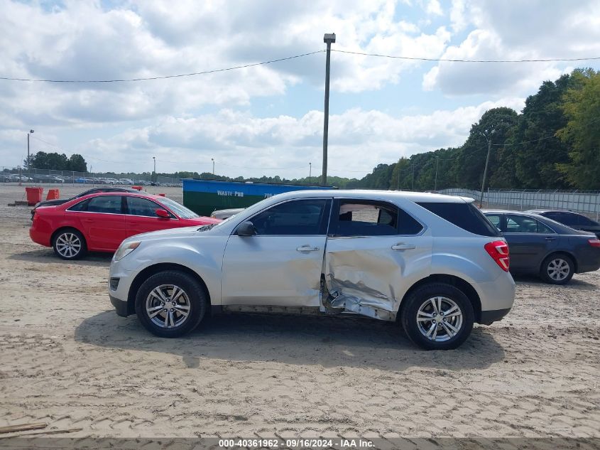 2017 CHEVROLET EQUINOX LS - 2GNALBEK3H1557140