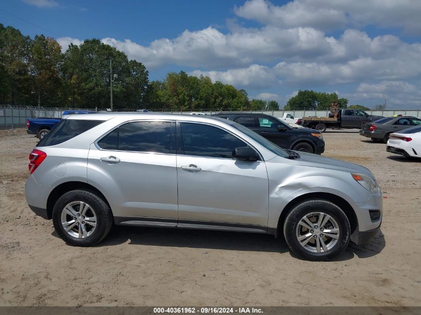 2017 CHEVROLET EQUINOX LS - 2GNALBEK3H1557140