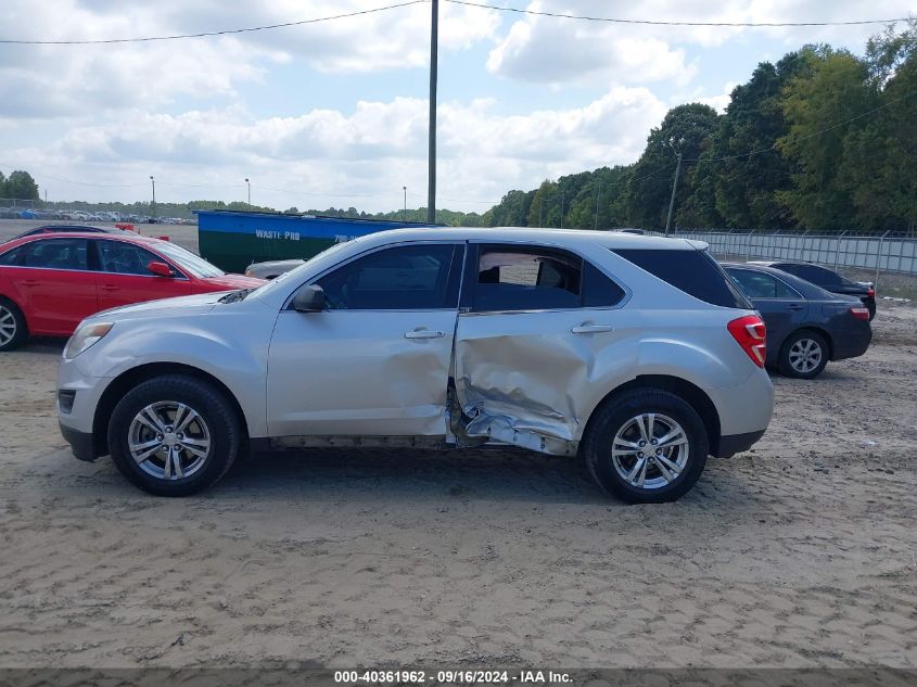 2017 CHEVROLET EQUINOX LS - 2GNALBEK3H1557140