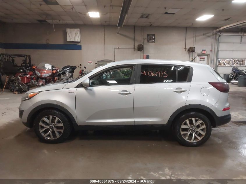 2016 Kia Sportage Lx VIN: KNDPBCAC0G7853342 Lot: 40361975