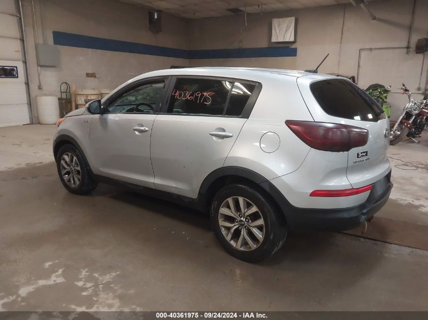 VIN KNDPBCAC0G7853342 2016 KIA Sportage, LX no.3