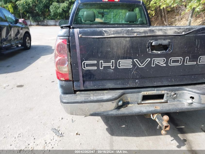 2005 Chevrolet Silverado 1500 Work Truck VIN: 1GCEK14V05Z301639 Lot: 40362047