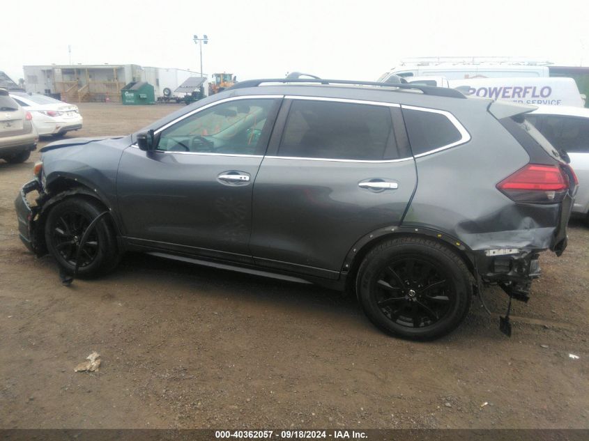 2017 Nissan Rogue Sv/Sl VIN: 5N1AT2MV6HC820621 Lot: 40362057