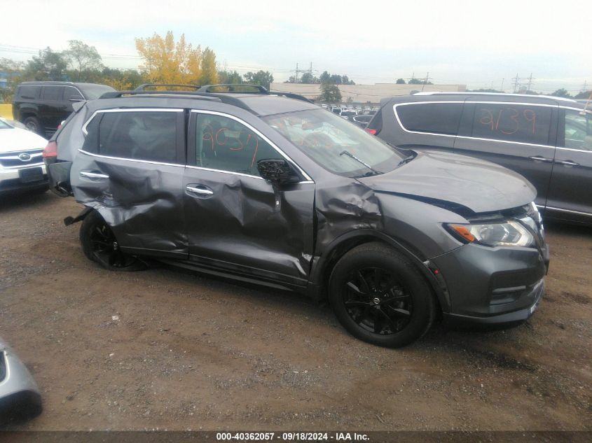 2017 Nissan Rogue Sv/Sl VIN: 5N1AT2MV6HC820621 Lot: 40362057