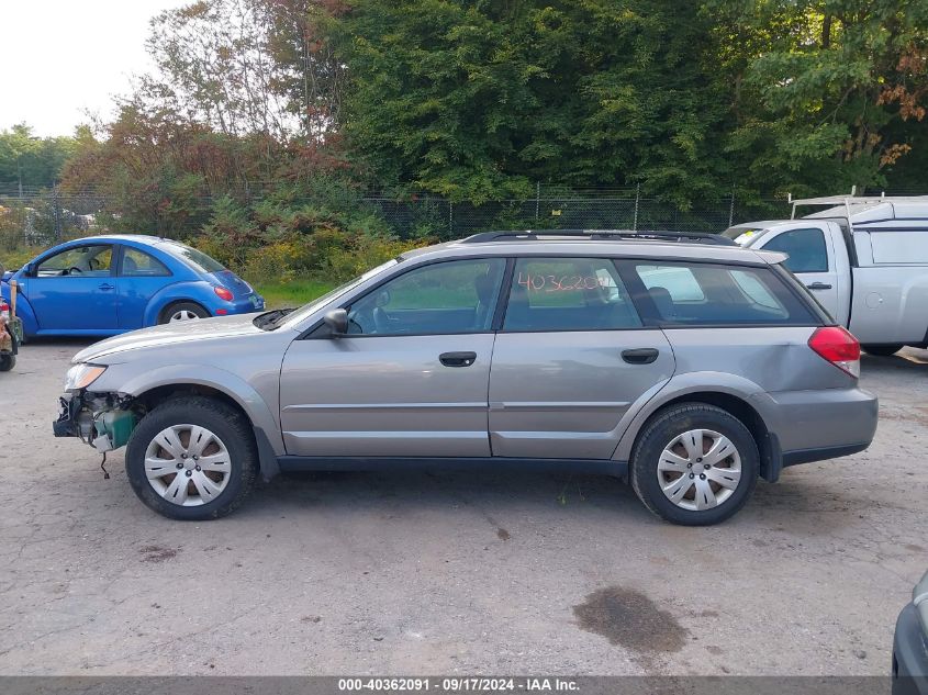 2008 Subaru Outback VIN: 4S4BP60C987353742 Lot: 40362091