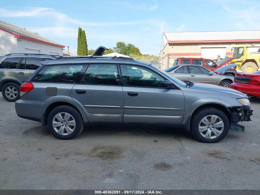 2008 Subaru Outback VIN: 4S4BP60C987353742 Lot: 40362091