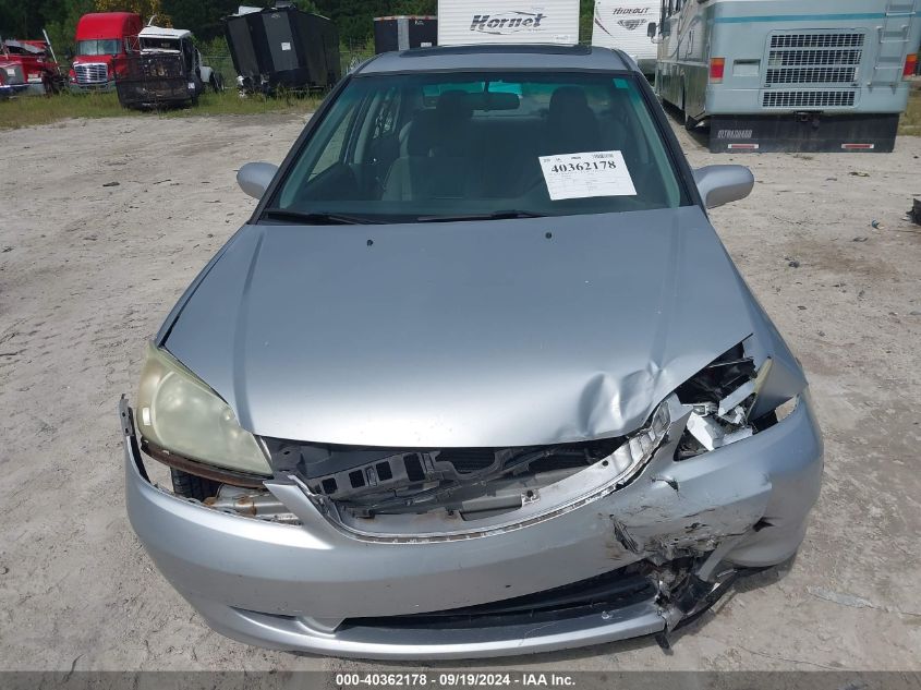 2004 Honda Civic Ex VIN: 2HGES26744H592781 Lot: 40362178