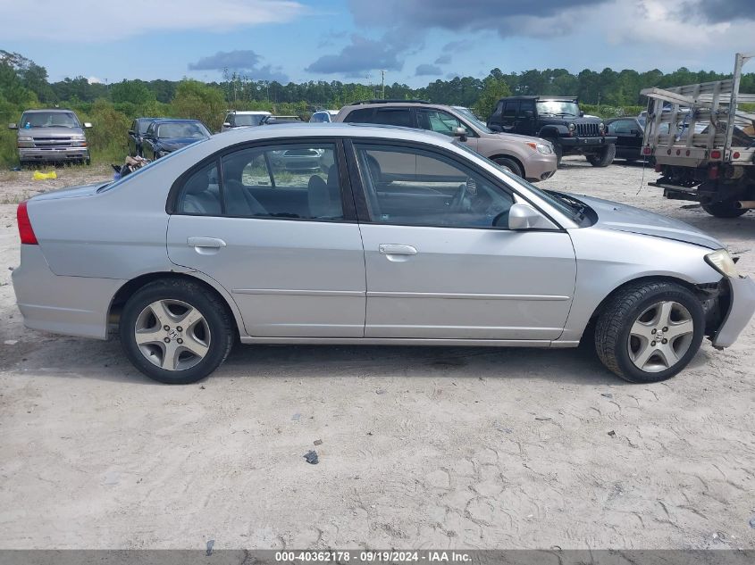 2004 Honda Civic Ex VIN: 2HGES26744H592781 Lot: 40362178