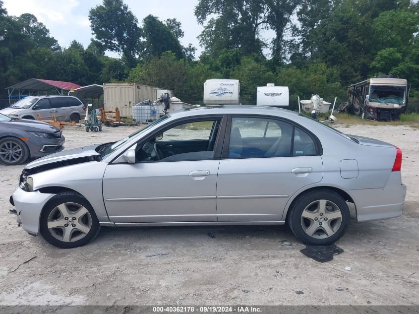 2004 Honda Civic Ex VIN: 2HGES26744H592781 Lot: 40362178