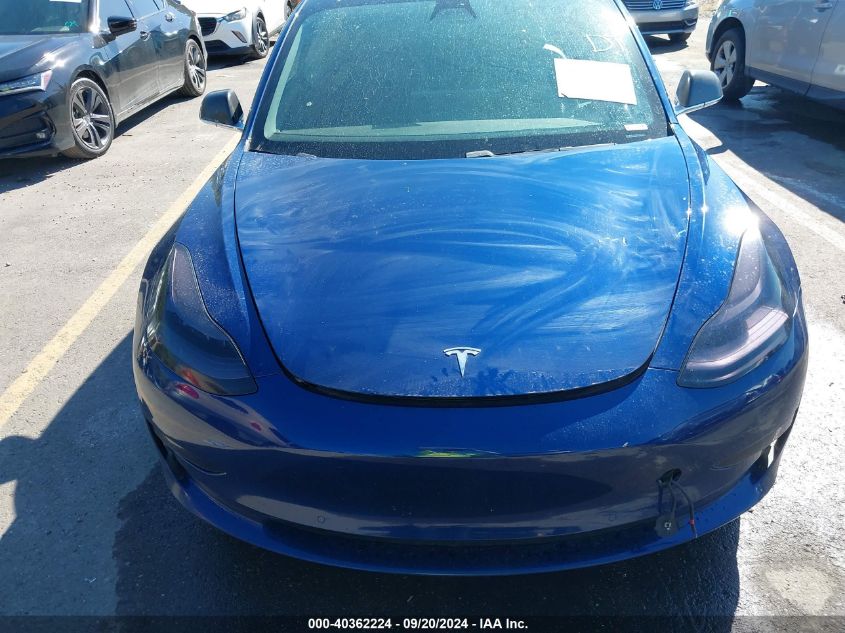 2018 Tesla Model 3 Long Range/Performance VIN: 5YJ3E1EB7JF105345 Lot: 40362224