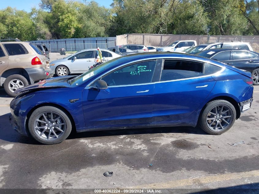 2018 Tesla Model 3 Long Range/Performance VIN: 5YJ3E1EB7JF105345 Lot: 40362224