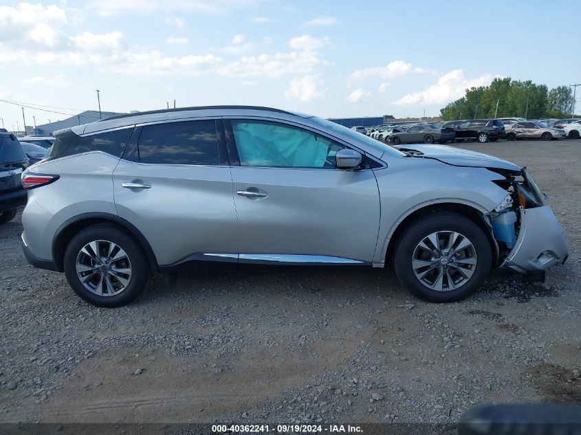 2018 Nissan Murano Sv VIN: 5N1AZ2MG4JN118775 Lot: 40362241