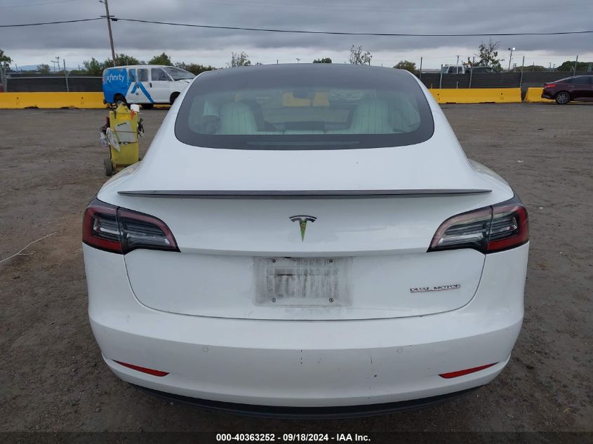 2018 Tesla Model 3 VIN: 5YJ3E1EBXJF081347 Lot: 40363252