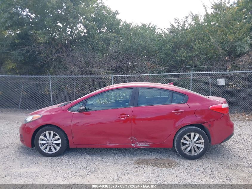 2014 Kia Forte Lx VIN: KNAFX4A66E5153943 Lot: 40363370