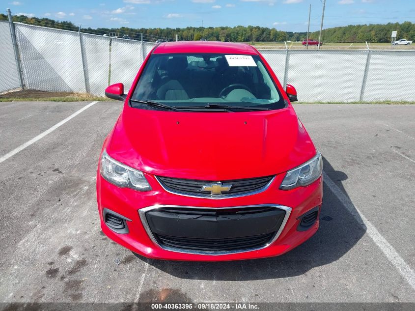 2017 Chevrolet Sonic Lt Auto VIN: 1G1JD5SH9H4108378 Lot: 40363395