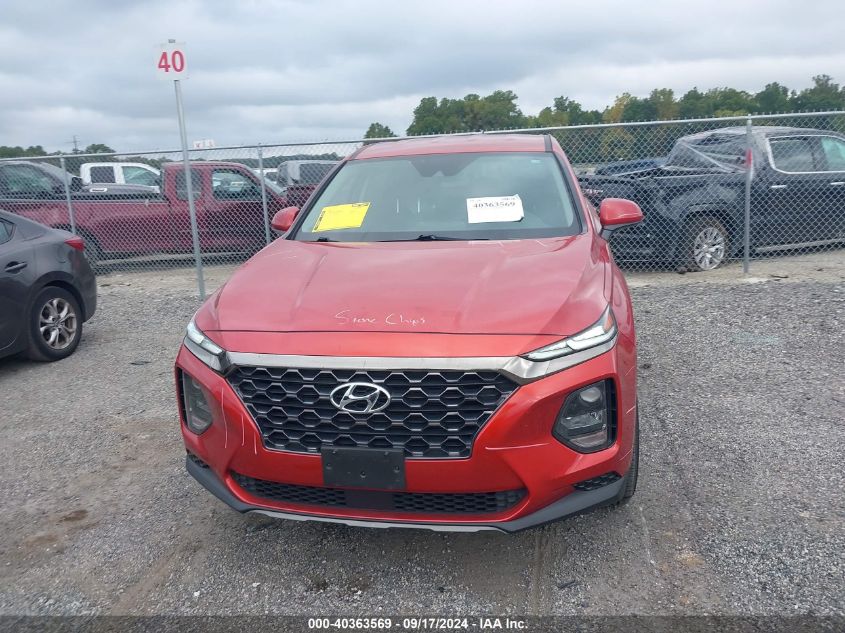 2019 Hyundai Santa Fe Se VIN: 5NMS23AD0KH123161 Lot: 40363569