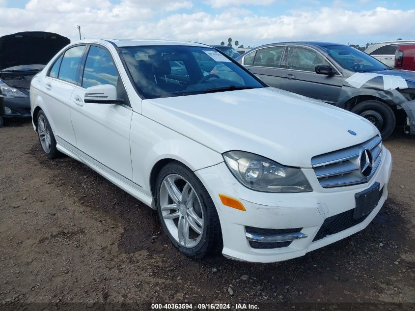 2013 Mercedes-Benz C 250 VIN: WDDGF4HB8DR275570 Lot: 40363594