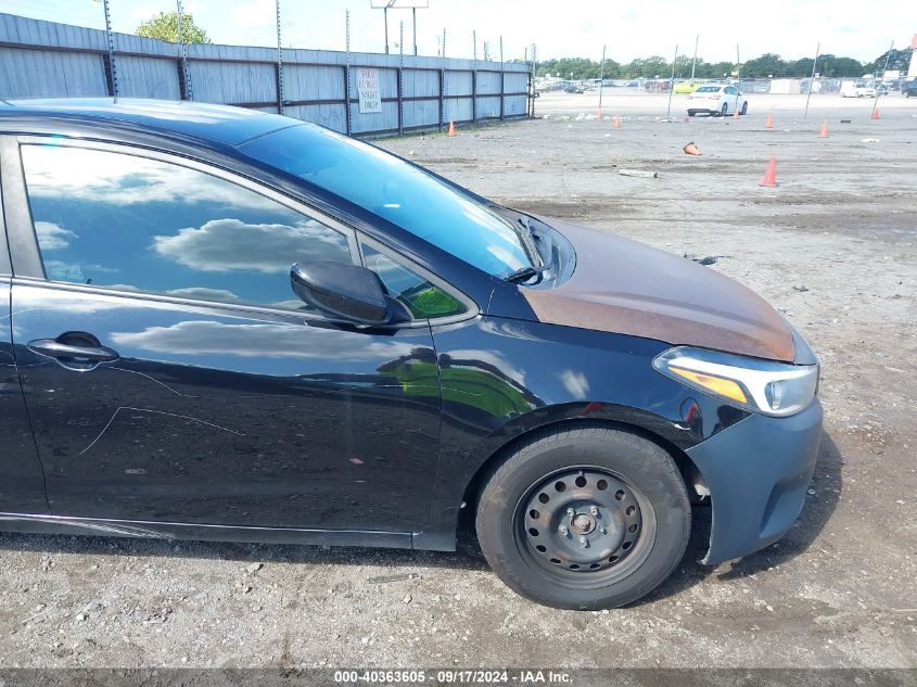 2017 Kia Forte Lx VIN: 3KPFK4A75HE070586 Lot: 40363605