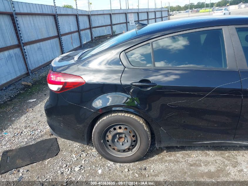 2017 Kia Forte Lx VIN: 3KPFK4A75HE070586 Lot: 40363605