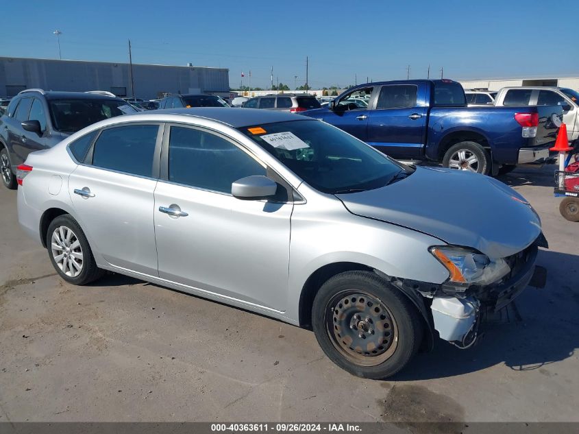 3N1AB7AP3FY219121 2015 Nissan Sentra S/Sv/Sr/Sl