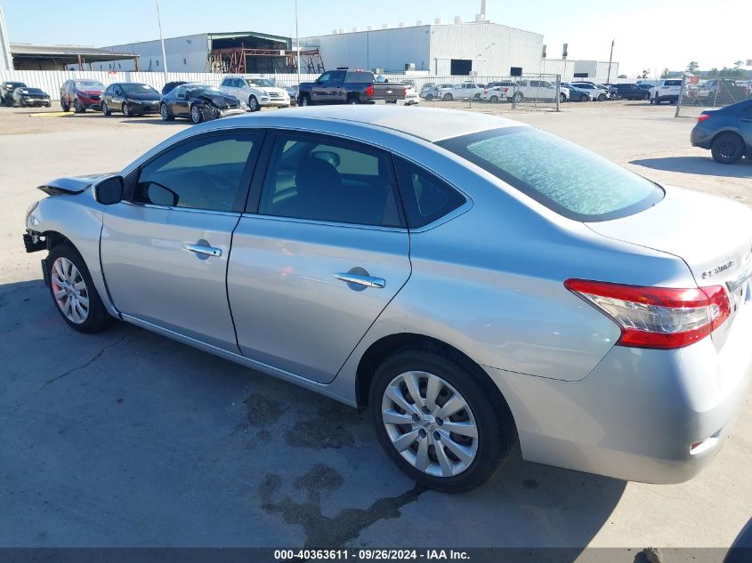 3N1AB7AP3FY219121 2015 Nissan Sentra S/Sv/Sr/Sl