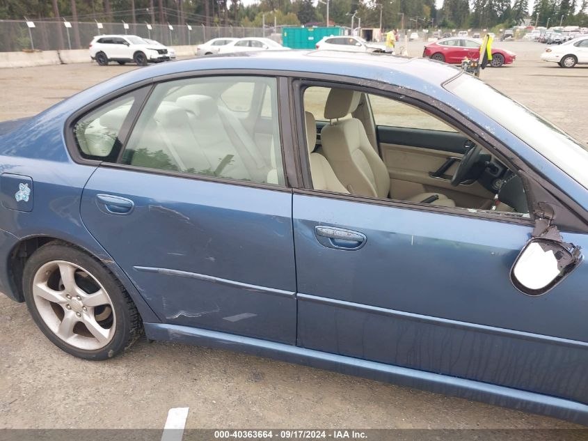 2008 Subaru Legacy 2.5I VIN: 4S3BL616087203298 Lot: 40363664