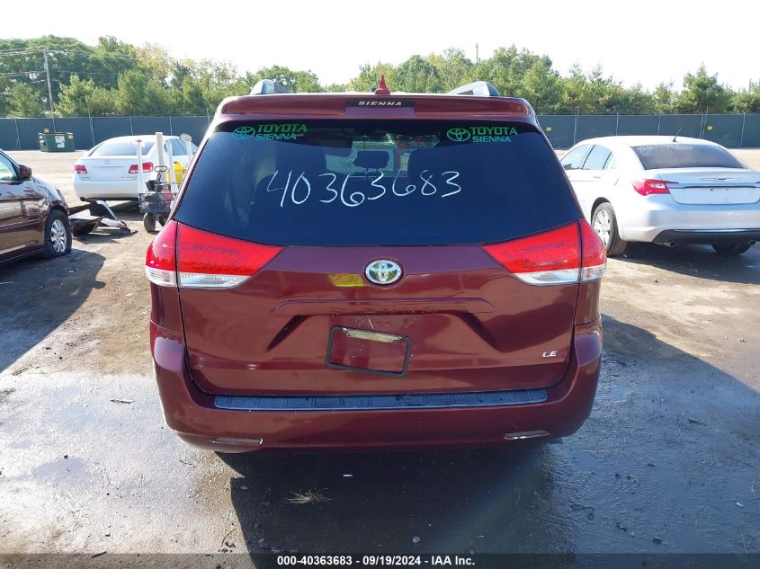 2011 Toyota Sienna Le V6 VIN: 5TDKK3DC9BS031630 Lot: 40363683