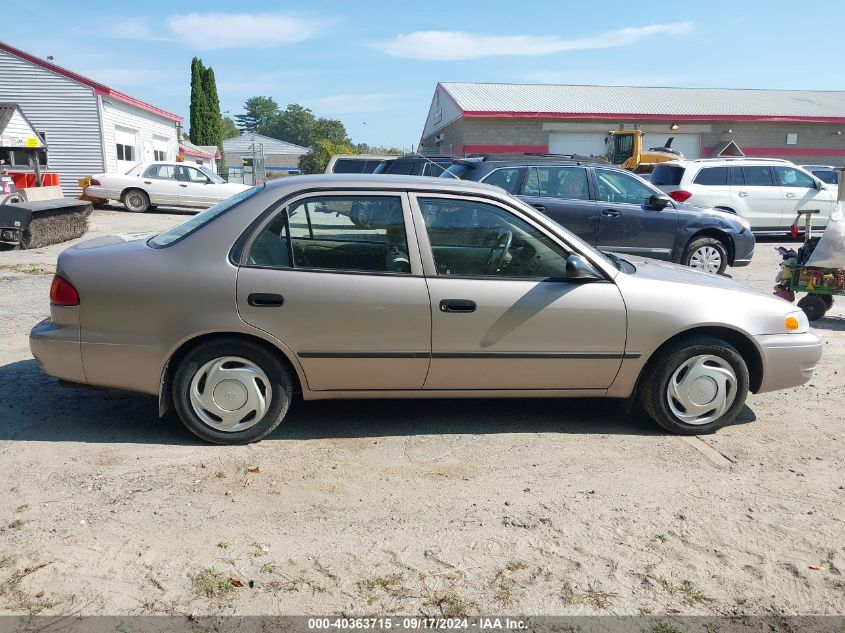 1999 Toyota Corolla Ce VIN: 2T1BR12EXXC226527 Lot: 40363715