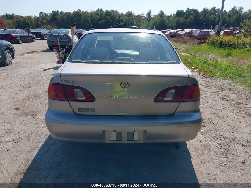 1999 Toyota Corolla Ce VIN: 2T1BR12EXXC226527 Lot: 40363715