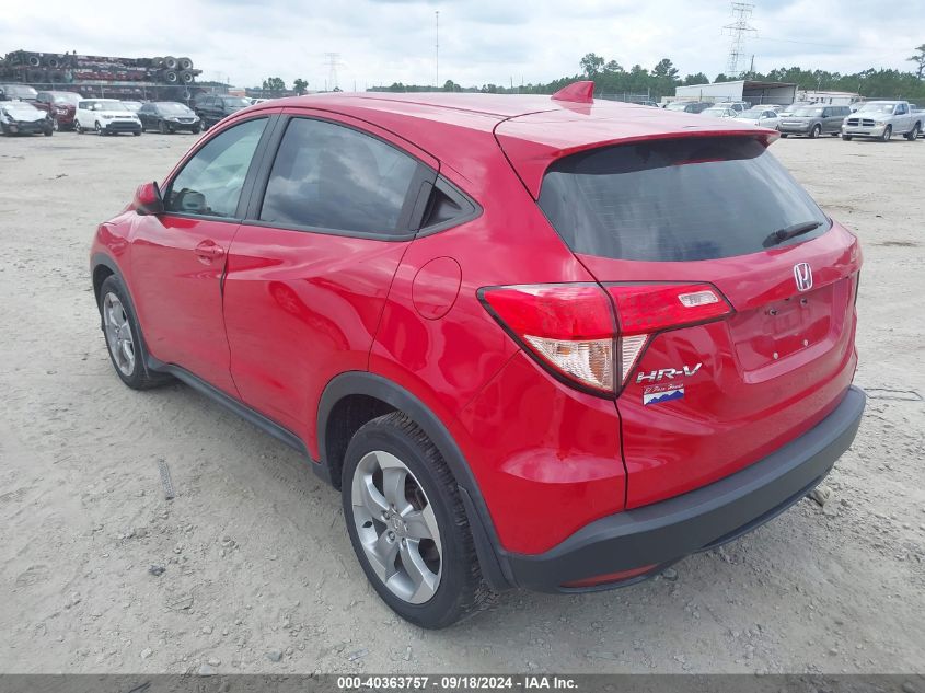 2017 Honda Hr-V Lx VIN: 3CZRU5H37HG702437 Lot: 40363757