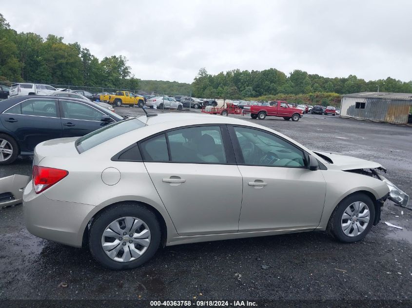 2013 Chevrolet Cruze Ls Auto VIN: 1G1PA5SH8D7249356 Lot: 40363758